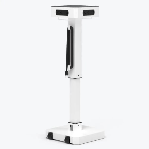 LuxPower Mobile AC and USB Charging Tower, White and Black